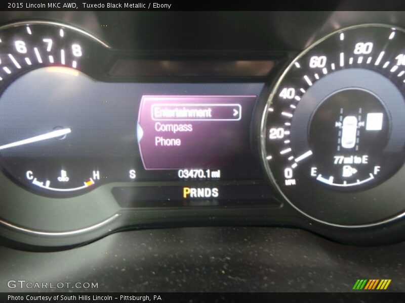 Tuxedo Black Metallic / Ebony 2015 Lincoln MKC AWD