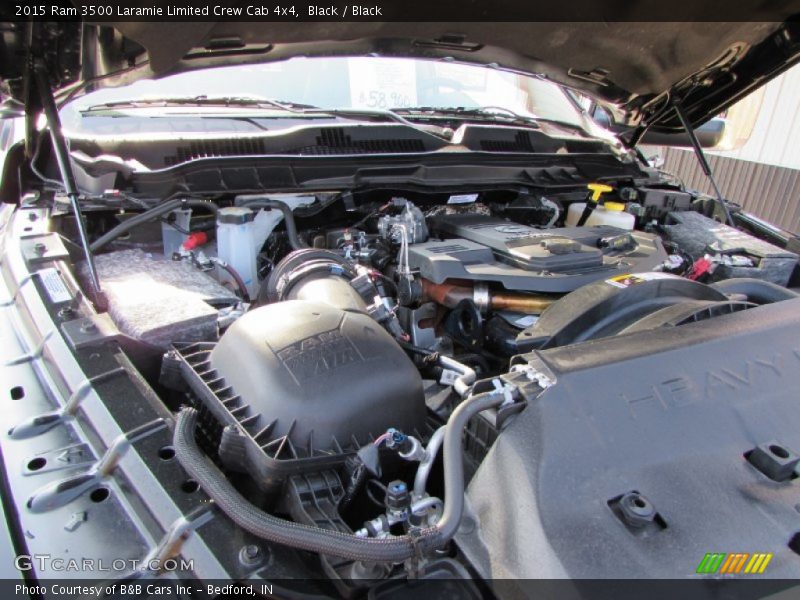  2015 3500 Laramie Limited Crew Cab 4x4 Engine - 6.7 Liter OHV 24-Valve Cummins Turbo-Diesel Inline 6 Cylinder