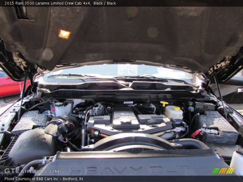  2015 3500 Laramie Limited Crew Cab 4x4 Engine - 6.7 Liter OHV 24-Valve Cummins Turbo-Diesel Inline 6 Cylinder