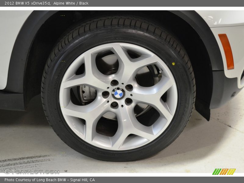 Alpine White / Black 2012 BMW X5 xDrive35d