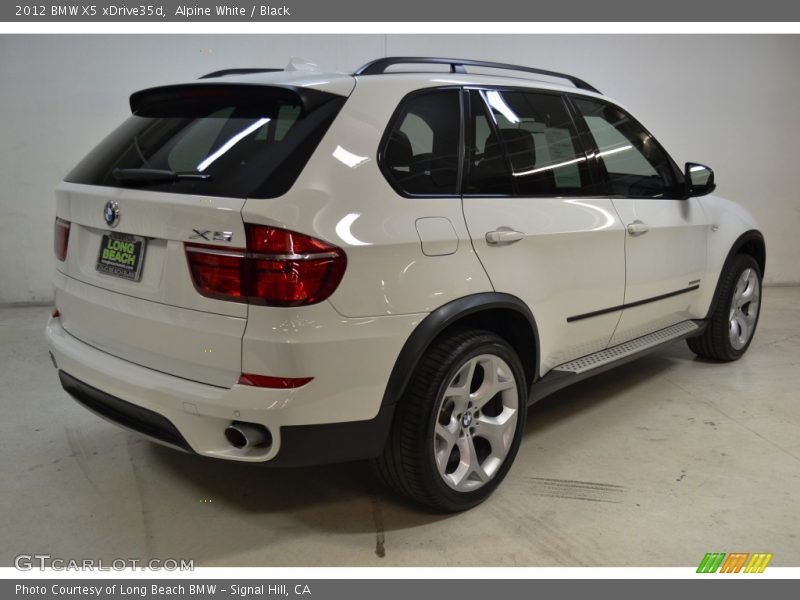 Alpine White / Black 2012 BMW X5 xDrive35d