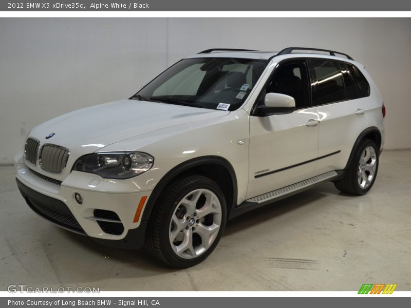 Alpine White / Black 2012 BMW X5 xDrive35d