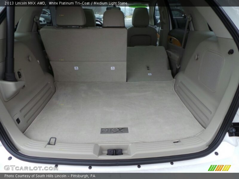 White Platinum Tri-Coat / Medium Light Stone 2013 Lincoln MKX AWD