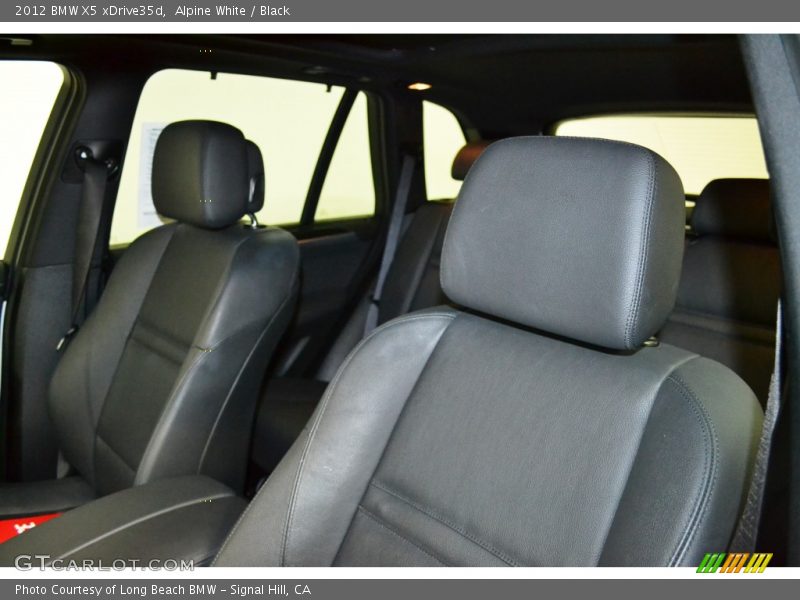 Alpine White / Black 2012 BMW X5 xDrive35d