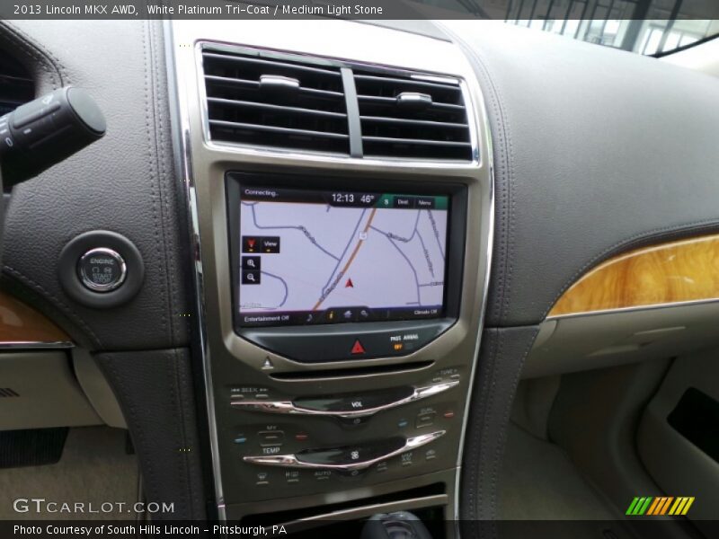 White Platinum Tri-Coat / Medium Light Stone 2013 Lincoln MKX AWD