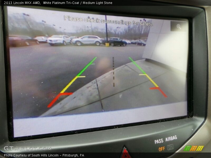 White Platinum Tri-Coat / Medium Light Stone 2013 Lincoln MKX AWD