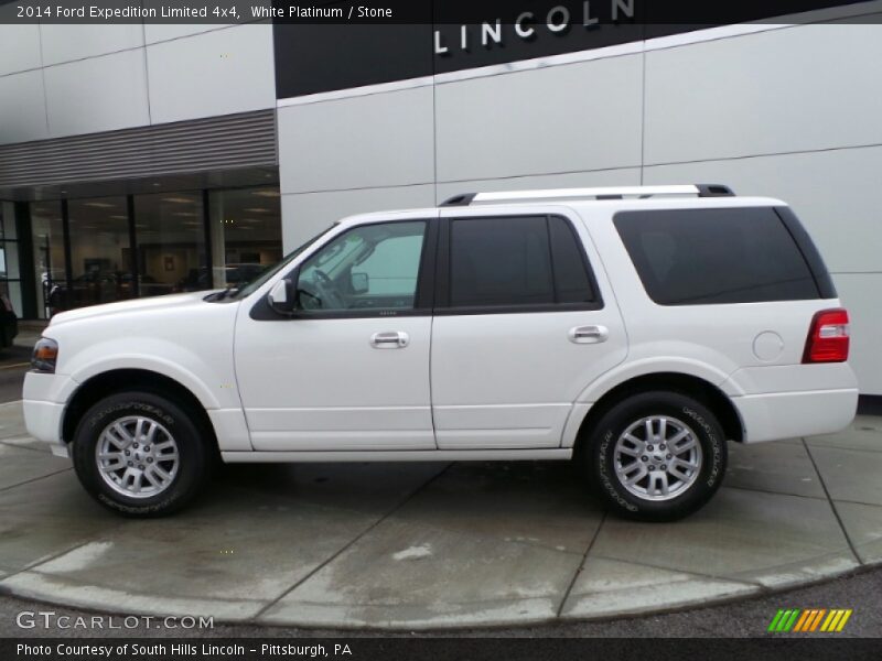 White Platinum / Stone 2014 Ford Expedition Limited 4x4