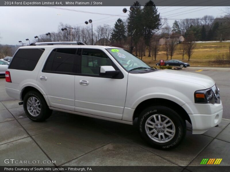 White Platinum / Stone 2014 Ford Expedition Limited 4x4