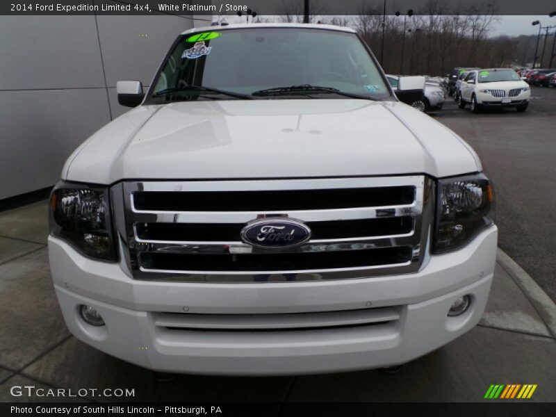 White Platinum / Stone 2014 Ford Expedition Limited 4x4
