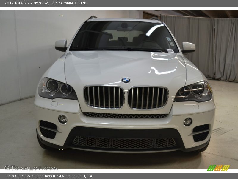 Alpine White / Black 2012 BMW X5 xDrive35d