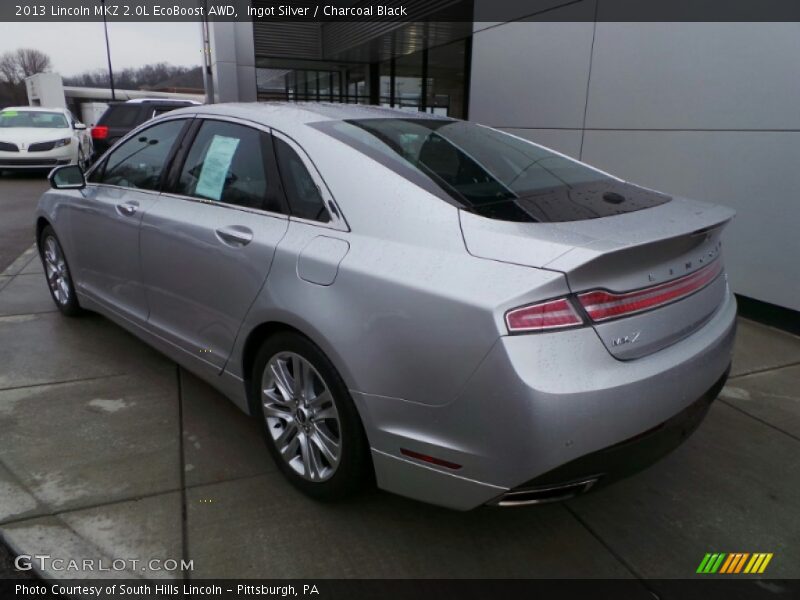 Ingot Silver / Charcoal Black 2013 Lincoln MKZ 2.0L EcoBoost AWD