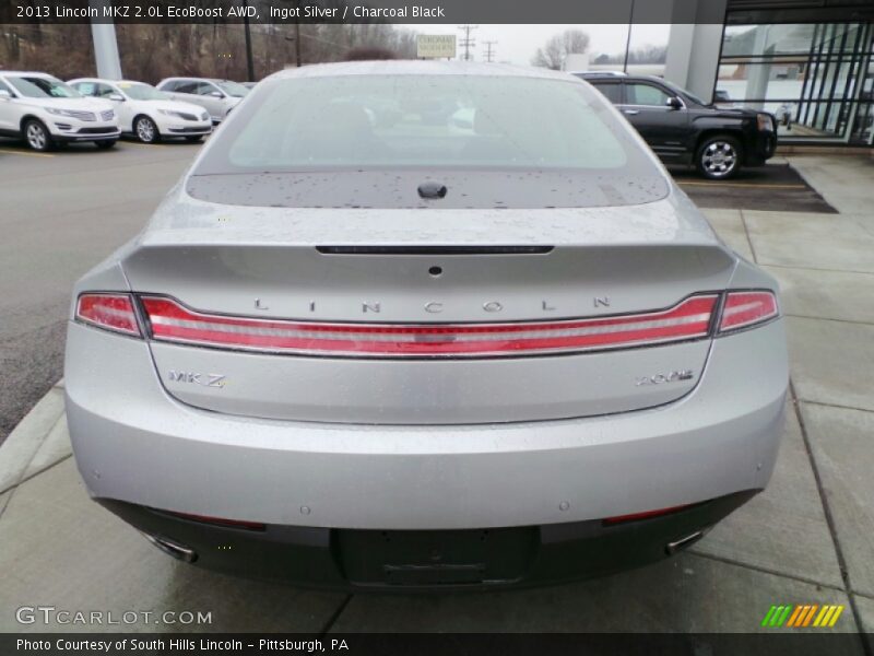 Ingot Silver / Charcoal Black 2013 Lincoln MKZ 2.0L EcoBoost AWD