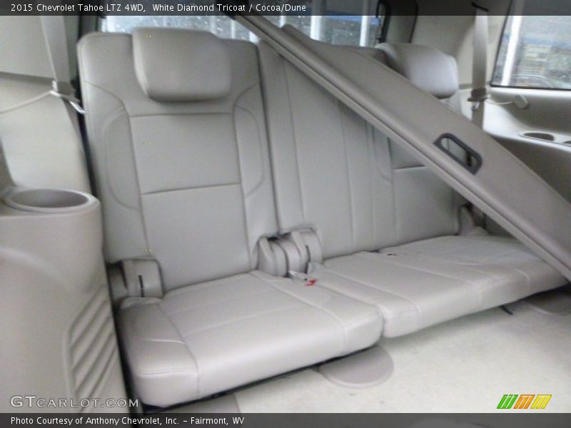 White Diamond Tricoat / Cocoa/Dune 2015 Chevrolet Tahoe LTZ 4WD