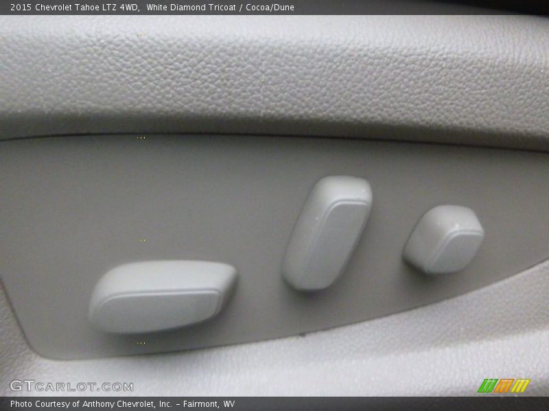 White Diamond Tricoat / Cocoa/Dune 2015 Chevrolet Tahoe LTZ 4WD