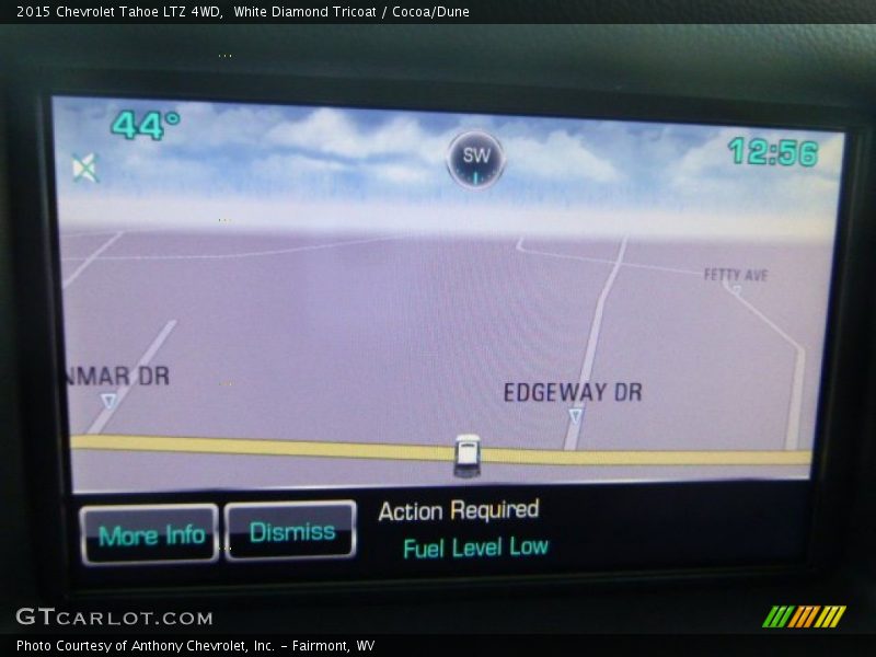 White Diamond Tricoat / Cocoa/Dune 2015 Chevrolet Tahoe LTZ 4WD