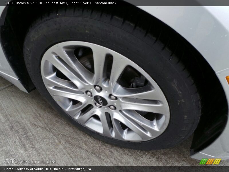Ingot Silver / Charcoal Black 2013 Lincoln MKZ 2.0L EcoBoost AWD