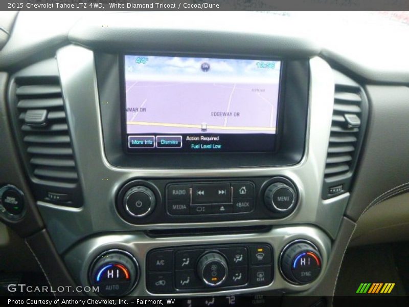 White Diamond Tricoat / Cocoa/Dune 2015 Chevrolet Tahoe LTZ 4WD