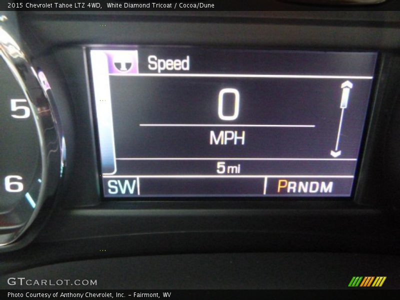 White Diamond Tricoat / Cocoa/Dune 2015 Chevrolet Tahoe LTZ 4WD