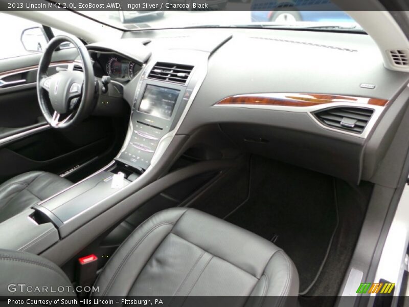 Ingot Silver / Charcoal Black 2013 Lincoln MKZ 2.0L EcoBoost AWD