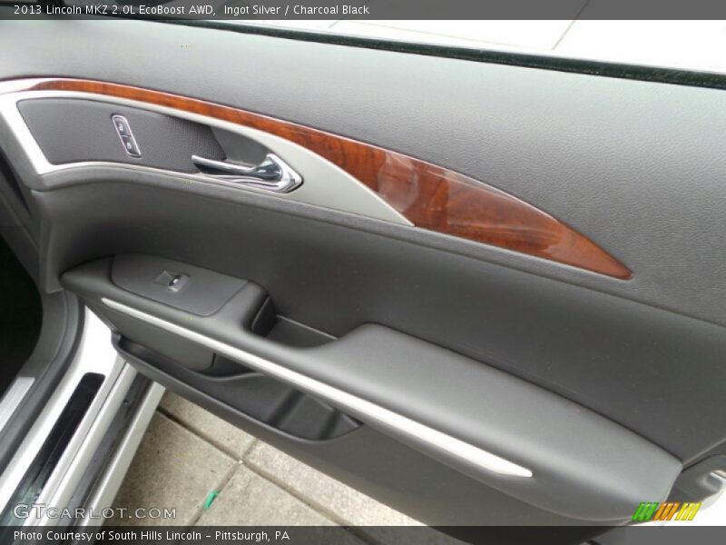 Ingot Silver / Charcoal Black 2013 Lincoln MKZ 2.0L EcoBoost AWD