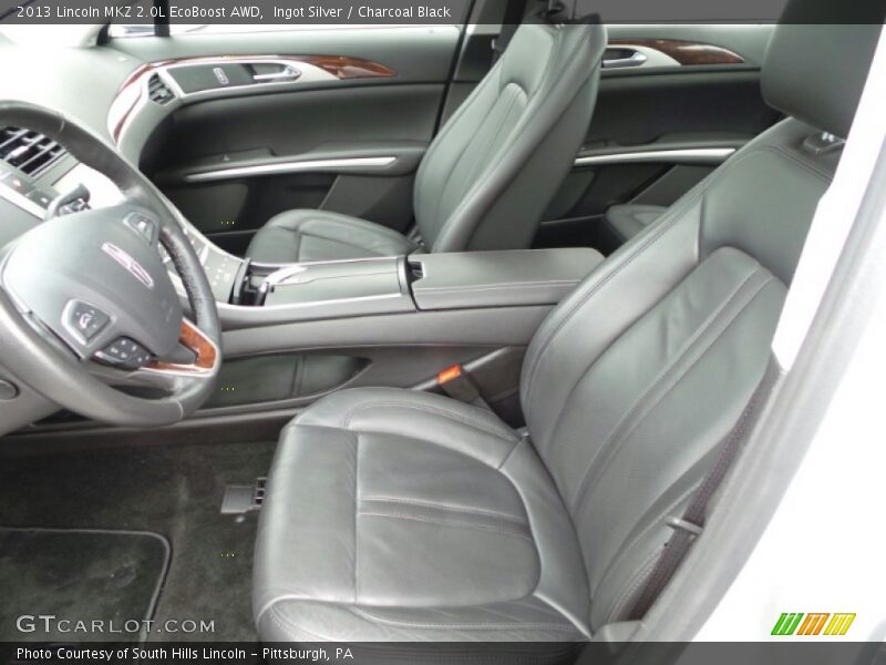 Ingot Silver / Charcoal Black 2013 Lincoln MKZ 2.0L EcoBoost AWD