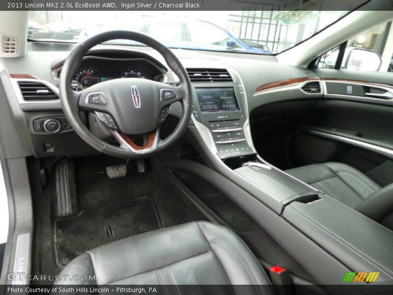 Ingot Silver / Charcoal Black 2013 Lincoln MKZ 2.0L EcoBoost AWD