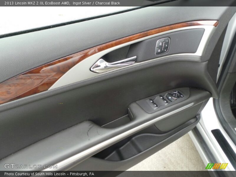 Ingot Silver / Charcoal Black 2013 Lincoln MKZ 2.0L EcoBoost AWD