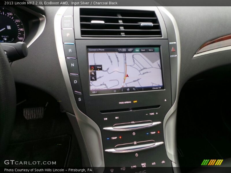 Ingot Silver / Charcoal Black 2013 Lincoln MKZ 2.0L EcoBoost AWD