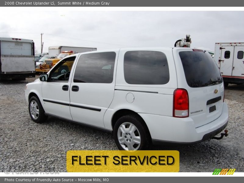 Summit White / Medium Gray 2008 Chevrolet Uplander LS