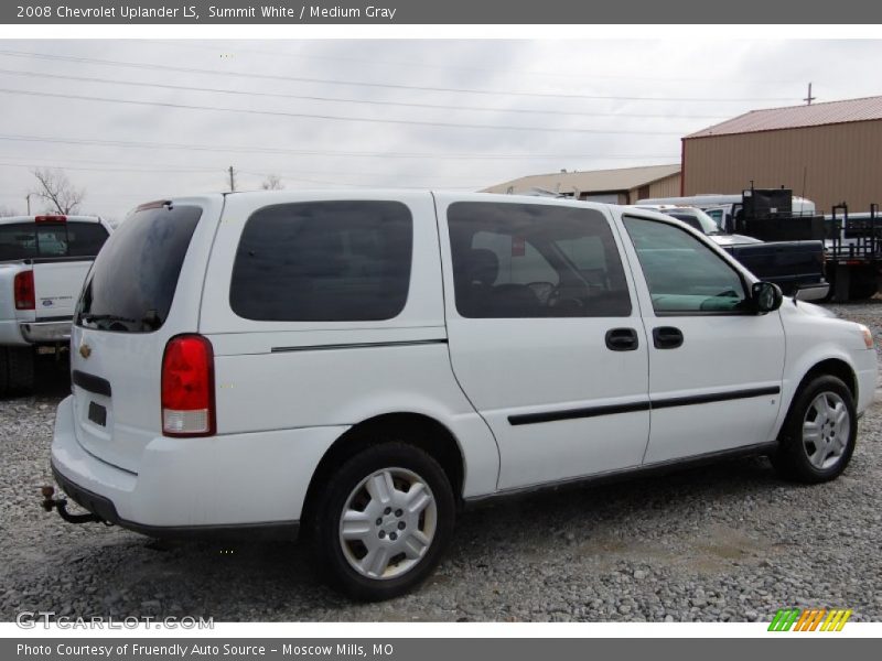 Summit White / Medium Gray 2008 Chevrolet Uplander LS