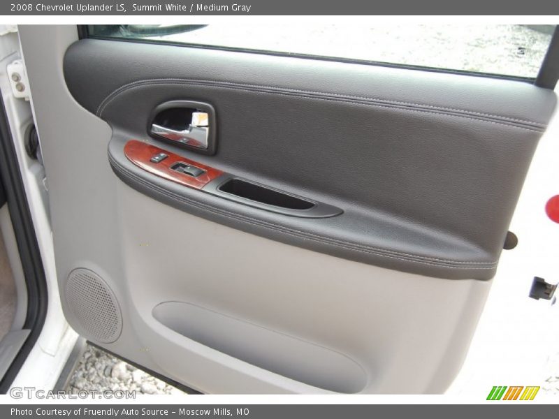 Summit White / Medium Gray 2008 Chevrolet Uplander LS