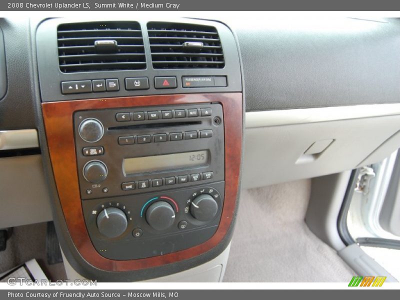 Summit White / Medium Gray 2008 Chevrolet Uplander LS