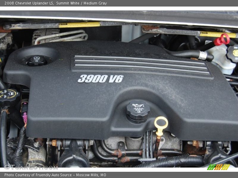 Summit White / Medium Gray 2008 Chevrolet Uplander LS