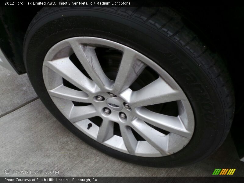 Ingot Silver Metallic / Medium Light Stone 2012 Ford Flex Limited AWD