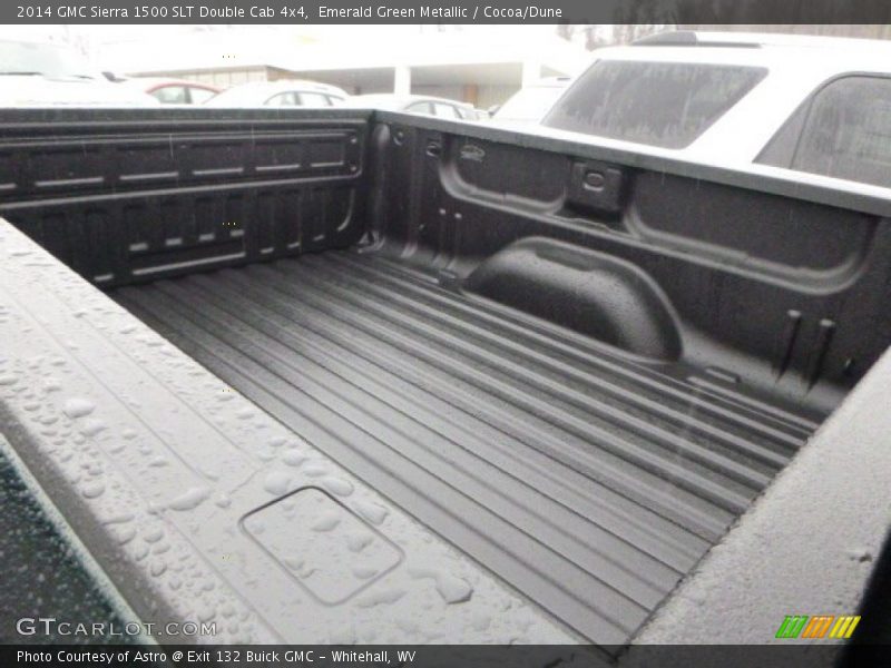Emerald Green Metallic / Cocoa/Dune 2014 GMC Sierra 1500 SLT Double Cab 4x4