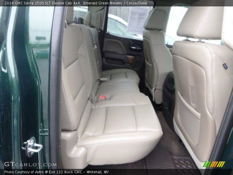 Emerald Green Metallic / Cocoa/Dune 2014 GMC Sierra 1500 SLT Double Cab 4x4