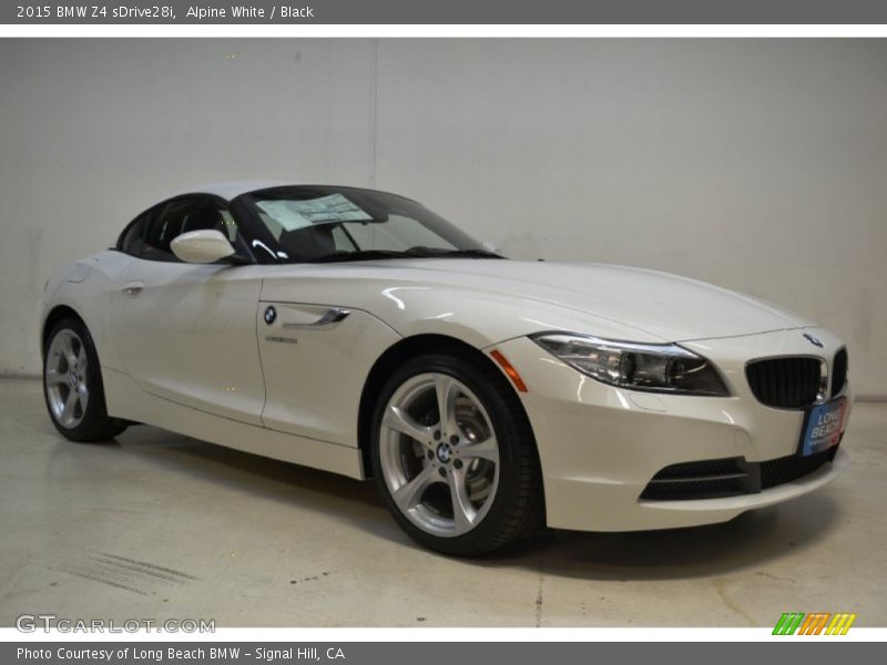 Alpine White / Black 2015 BMW Z4 sDrive28i