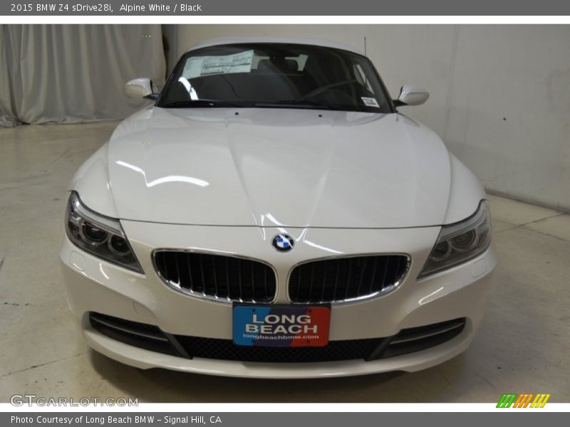 Alpine White / Black 2015 BMW Z4 sDrive28i