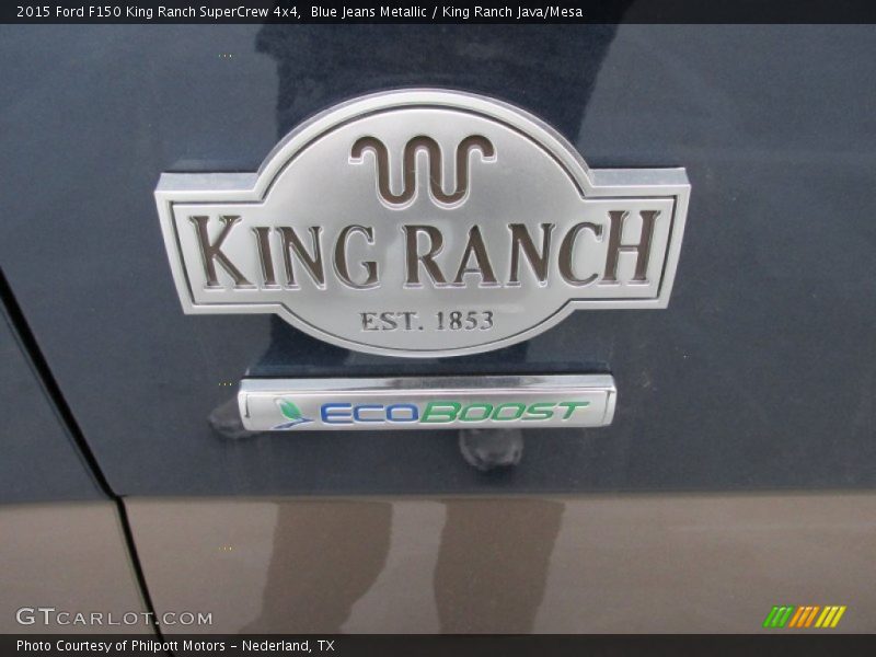 Blue Jeans Metallic / King Ranch Java/Mesa 2015 Ford F150 King Ranch SuperCrew 4x4