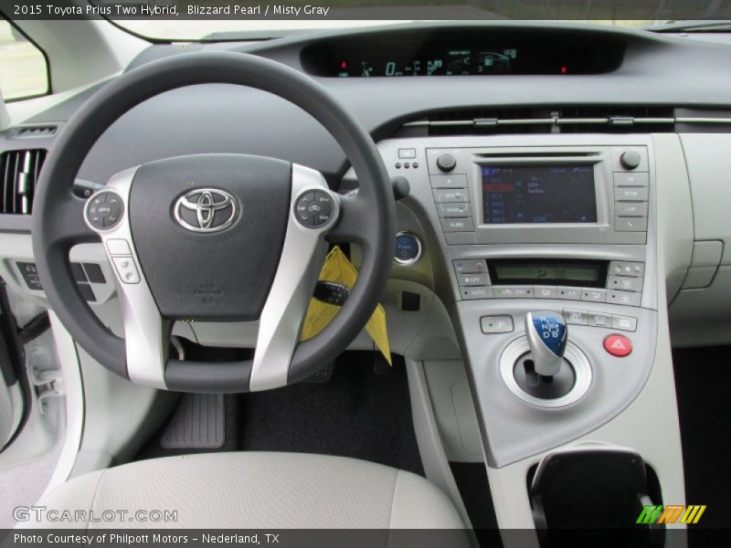 Dashboard of 2015 Prius Two Hybrid