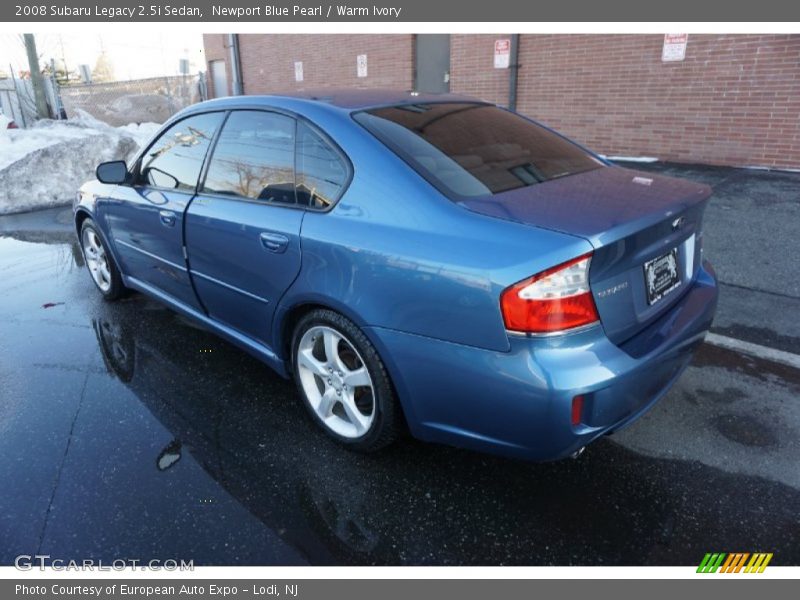 Newport Blue Pearl / Warm Ivory 2008 Subaru Legacy 2.5i Sedan