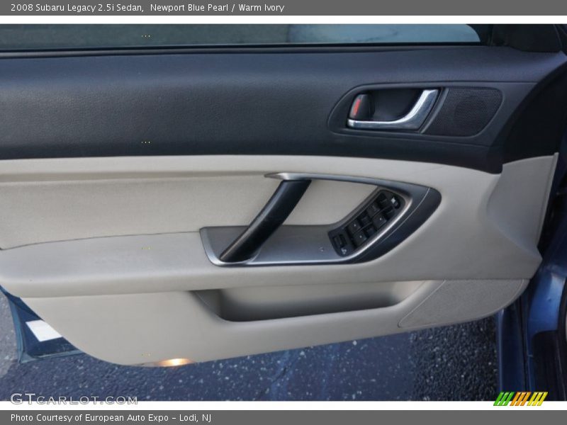 Newport Blue Pearl / Warm Ivory 2008 Subaru Legacy 2.5i Sedan