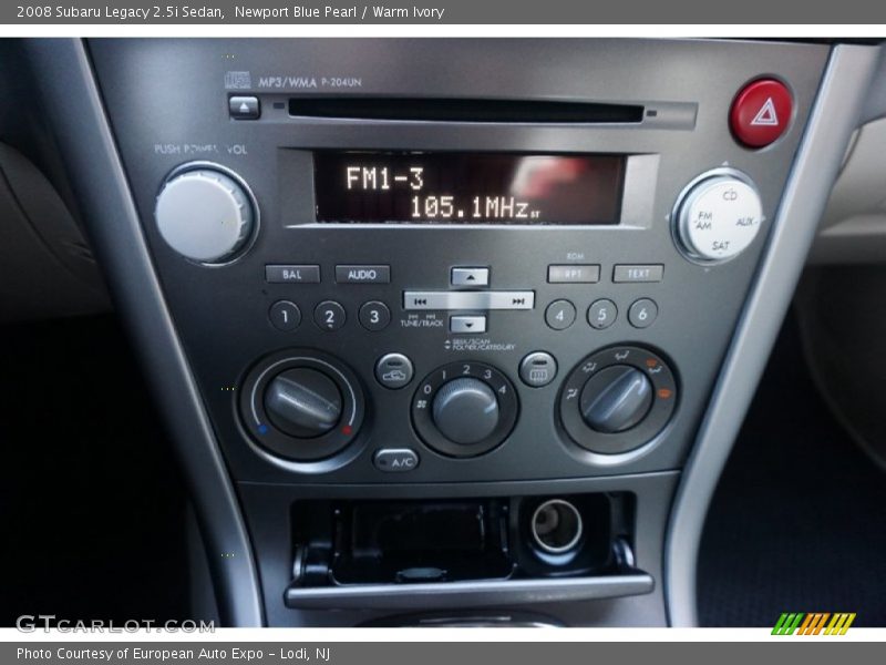 Newport Blue Pearl / Warm Ivory 2008 Subaru Legacy 2.5i Sedan