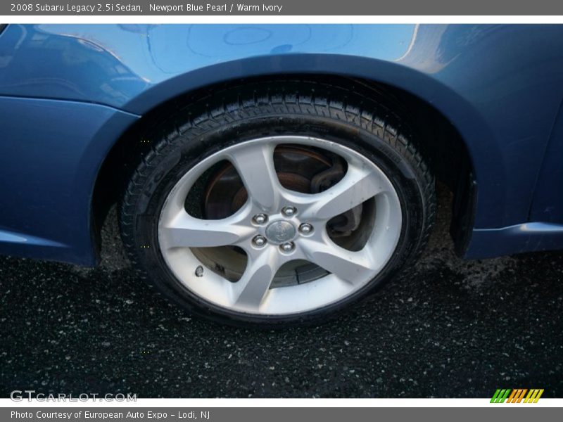 Newport Blue Pearl / Warm Ivory 2008 Subaru Legacy 2.5i Sedan