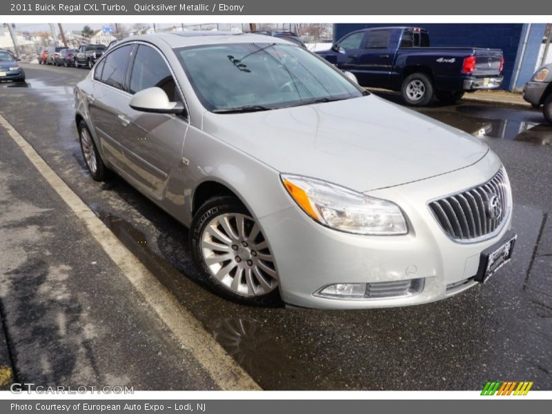 Quicksilver Metallic / Ebony 2011 Buick Regal CXL Turbo