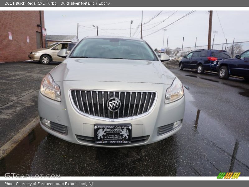 Quicksilver Metallic / Ebony 2011 Buick Regal CXL Turbo