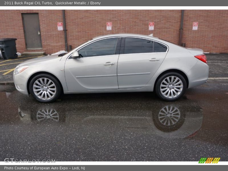 Quicksilver Metallic / Ebony 2011 Buick Regal CXL Turbo