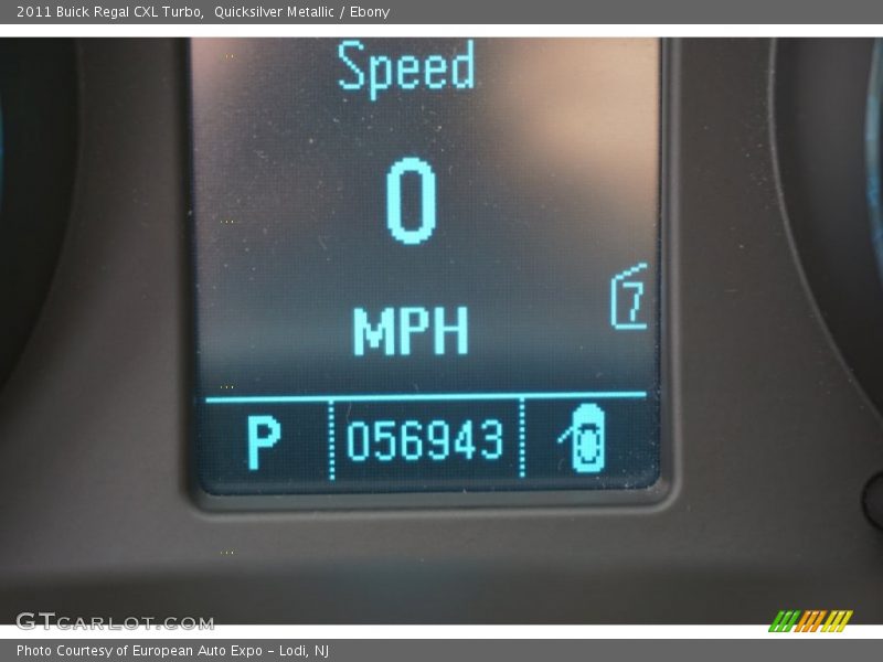 Quicksilver Metallic / Ebony 2011 Buick Regal CXL Turbo