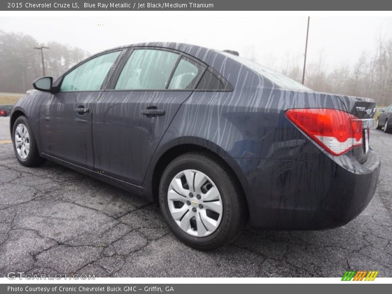 Blue Ray Metallic / Jet Black/Medium Titanium 2015 Chevrolet Cruze LS