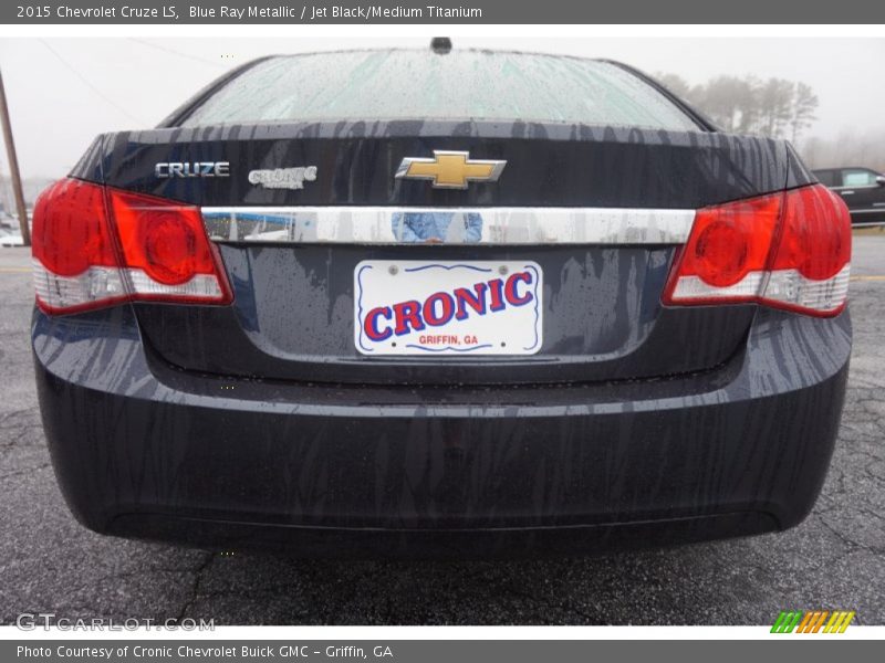 Blue Ray Metallic / Jet Black/Medium Titanium 2015 Chevrolet Cruze LS